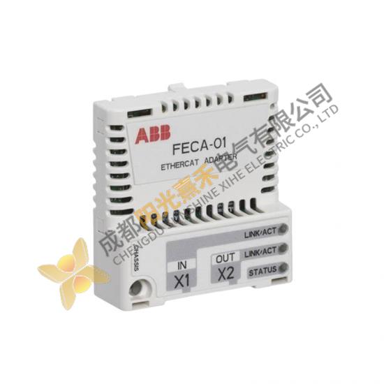 ABB FECA-01 EtherCAT Adapter - Industrial Communication Module