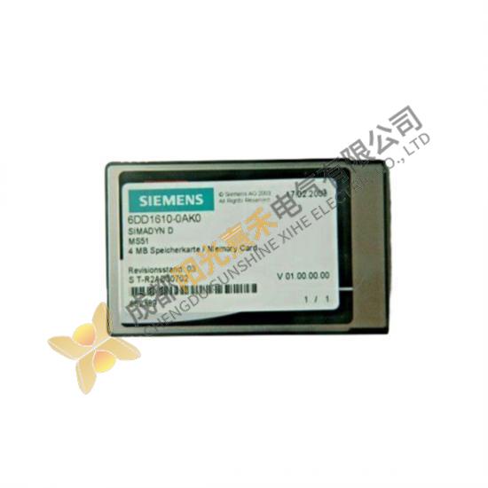 Siemens 6DD1610-0AK0 Flash Memory Module