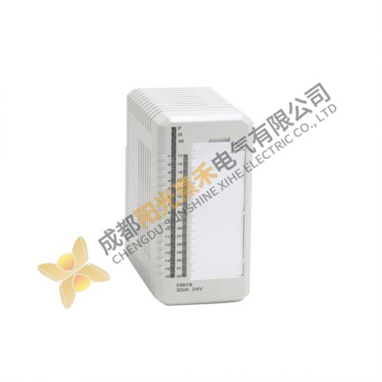 ABB DI810 Digital Input Module for 24V DC, 16 Channels; Manufacturer: ABB