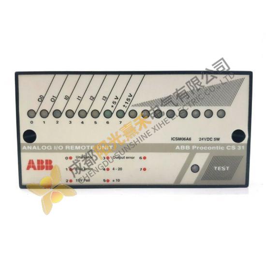 ABB ICSM06A6 Analog I/O Remote Unit; ABB Manufacturing