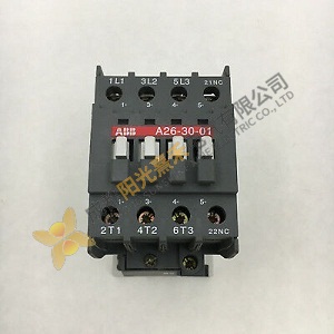 ABB Contactor A26-30-01, 220VAC, Industrial Control Solutions