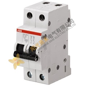 ABB SH202-C25 Miniature Circuit Breaker, for Industrial Control Systems