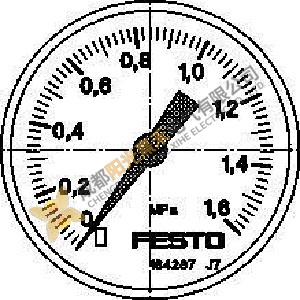 Festo MA-40-1,6-G1/8-MPA Precision Pressure Gauge