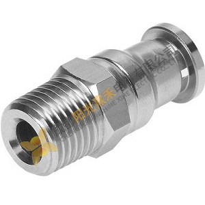 Festo CRQS-1/8-6 Push-in Fitting, High Corrosion Resistance for Industrial Control