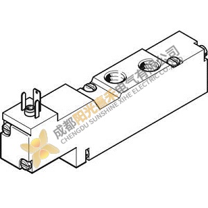 Festo MEBH Series Solenoid Valve, Model 5/2-1/8-P-B-110AC