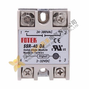 Fotek SSR-40DA-H Solid State Relay, High Current Switching, 40A, 3~32VDC Input, 24~380VAC Output