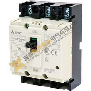 Mitsubishi NF30-CS 3P 15A Circuit Breaker, Electrical Protection, Industrial Control Systems