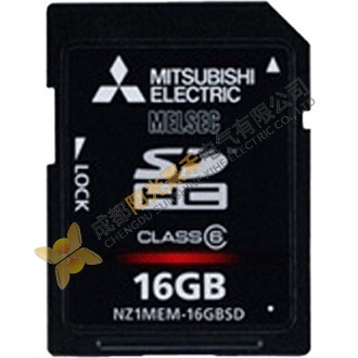 Mitsubishi NZ1MEM-2GBSD: 2GBytes SD Memory Card for PLC Applications