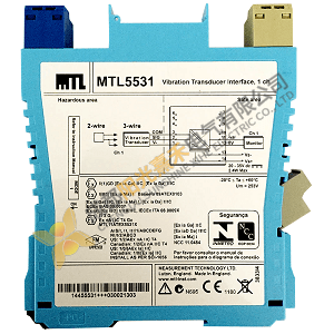 MTL Vibration Transducer Interface - MTL5531, Advanced Safety & Sensing Module