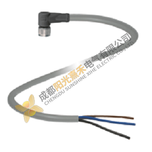 P+F V3-WM-2M-PUR Female Industrial Connector, High-Performance Electrical Interface