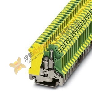 Phoenix Terminal Block USLKG 5 - Green-Yellow Ground Modular Connector