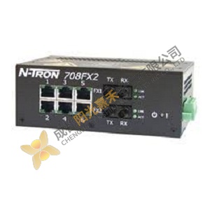 Red Lion 708FX2-ST, Managed Industrial Ethernet Switch, Network Infrastructure