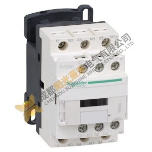 Schneider CAD50MD Contactor, High-Performance Control Module