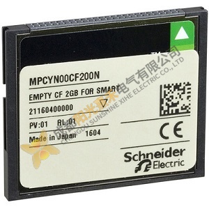 Schneider Electric MPCYN00CF200N 2GB Compact Flash Memory Card for PLC Systems