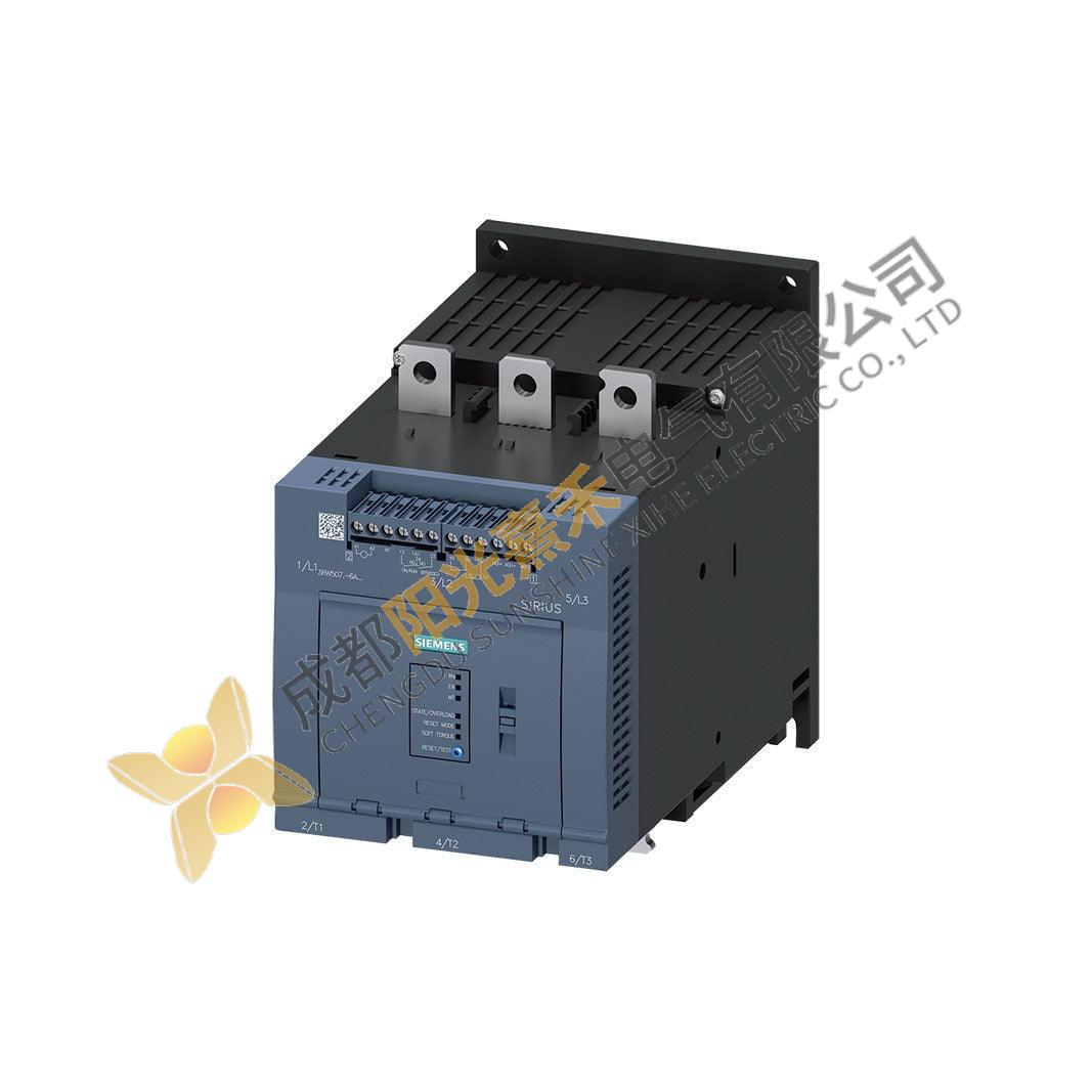 Siemens 3RW50 Soft Starter 470A AC110-250V Screw Drive