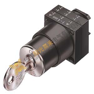 Siemens 3SB3000-4LD05, 3-Position Key-Operated Switch, Automation & Control Solutions