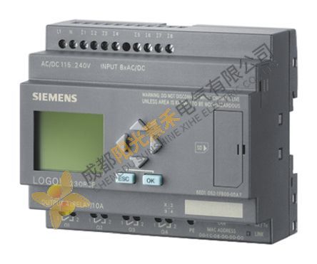 Siemens Logo PLC, Model 6ED1052-1FB00-0BA7, Programmable Logic Controllers