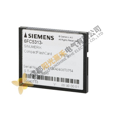 Siemens Sinumerik Compactflash Card 6FC5313-5AG00-0AA1 for CNC Machines