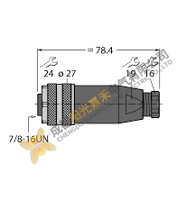 Turck B4151-0/11 Cable Connector, Industrial Control Module