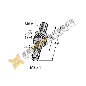 Turck Inductive Sensor: BI1.5-EG08-AP6X-V1131 - Precision Control for Industrial Automation