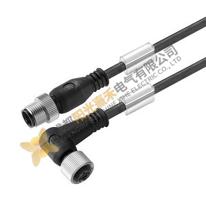 Weidmueller SAIL-M12GM12W-4-1.5U Industrial Control Cable, Designed for Reliable Data Transmission a