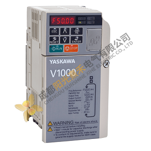 Yaskawa V1000 CIMR-VU4B0007FAA AC Drive, 4HP, Advanced Industrial Control Module