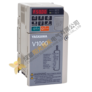 Yaskawa V1000 Series CIMR-VUBB0002FAA AC Drive, 0.25HP, Panel Mount